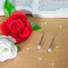 elegant pearl earrings